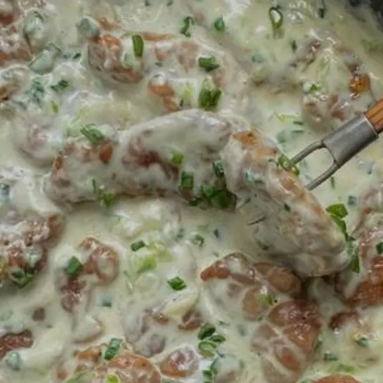 Mollejas al Verdeo o la Mostaza