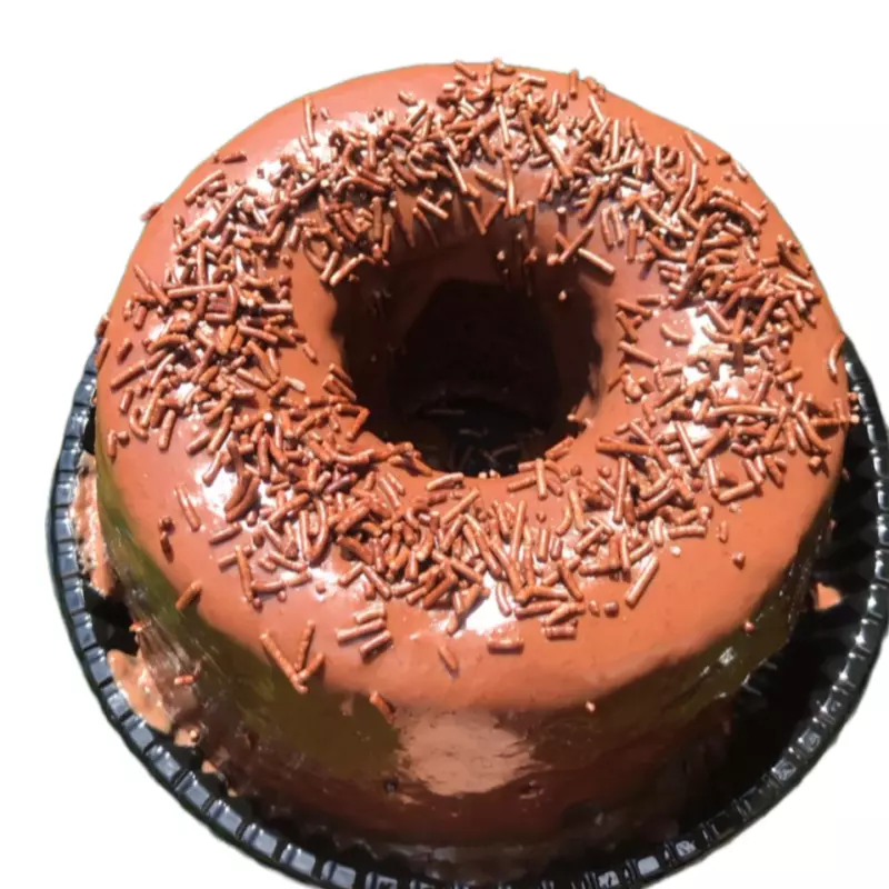 Bolo de Chocolate C/ Cobertura