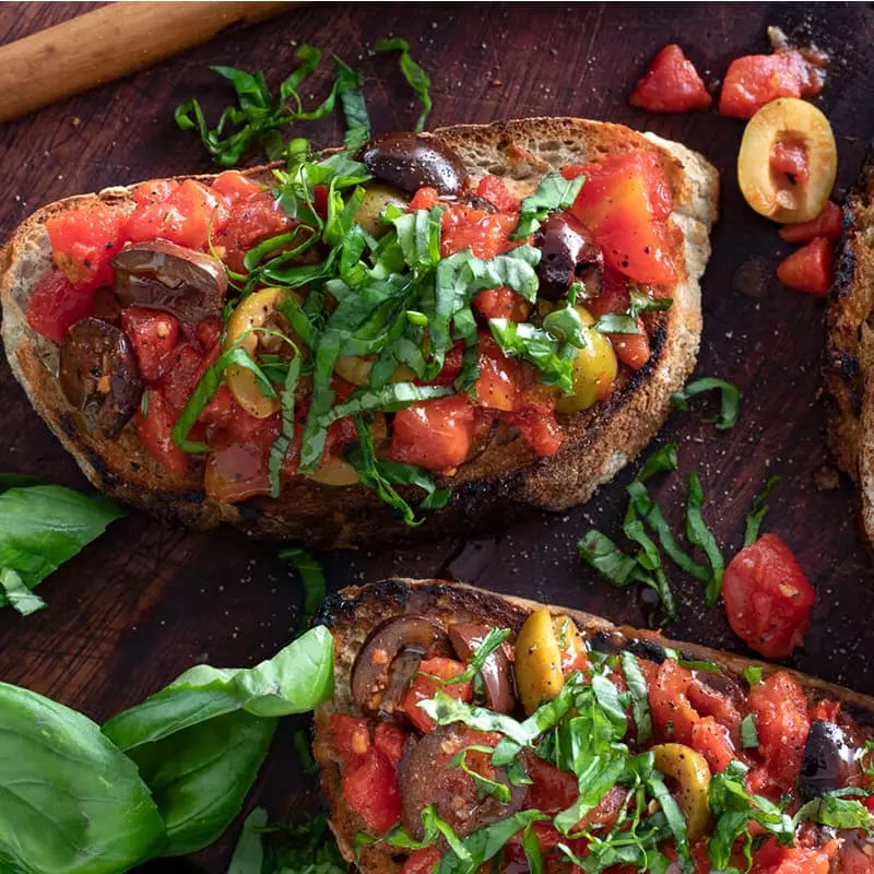 -BRUSCHETTA VÉGÉTARIEN-