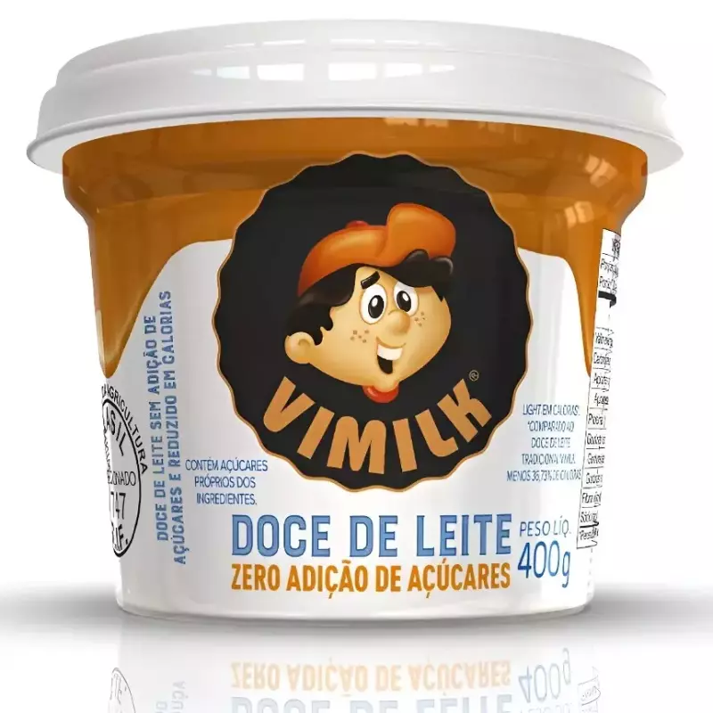 Doce de leite zero adição de açúcar