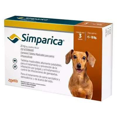 Simparica de 5 a 10 KG