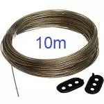 550 Fio varal de aço 10m - unid