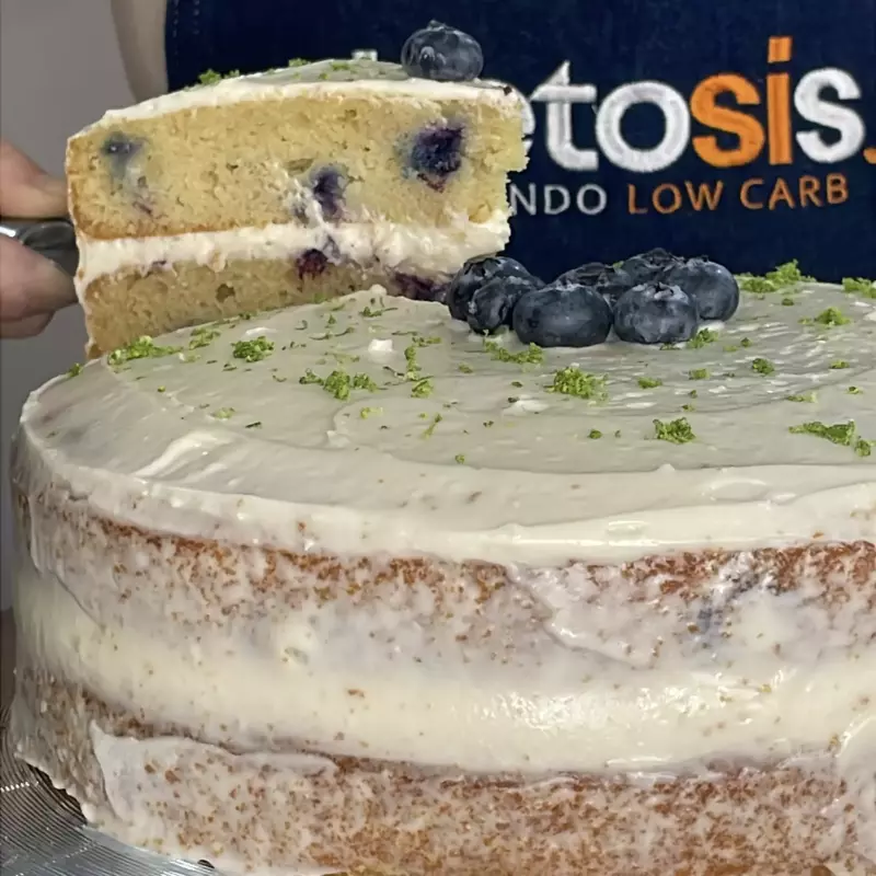 Torta de Vainilla & Arandanos