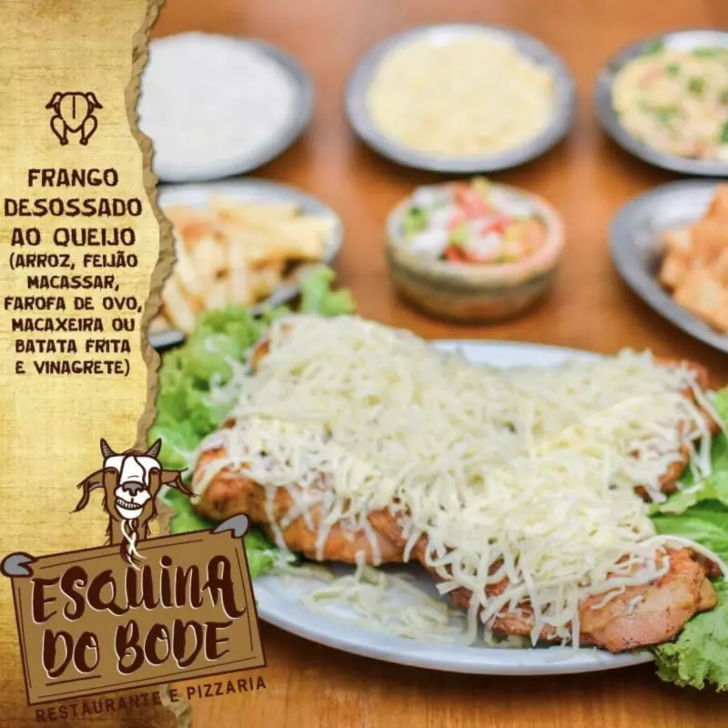 1/2 frango desossado ao queijo refei