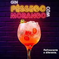 Morango/Pessego Gin copo 500ml