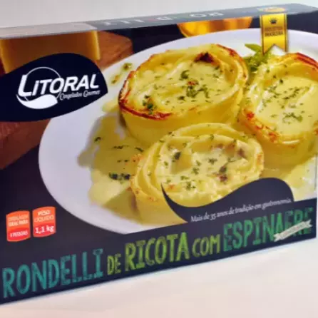 Rondelli de Ricota com Espinafre