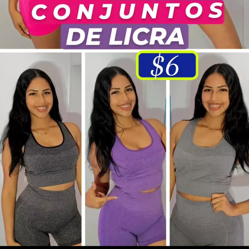 Conjuntos de licra deportivos
