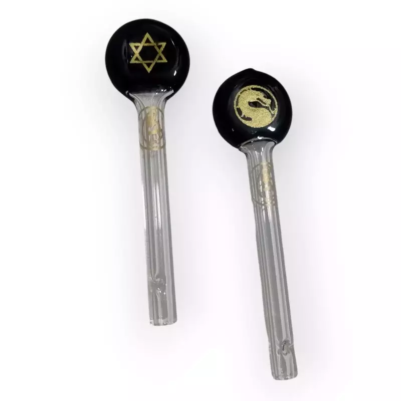 Piteira de Vidro Louco420 Medalhão