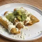 (ElJ) Tacos dorados con frijoles