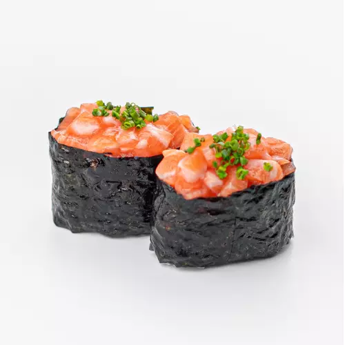 Gunkan saumon ciboulette