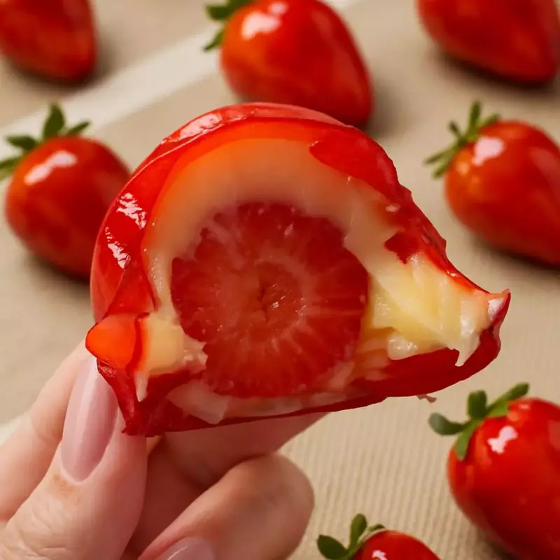 Morango do amor com nutella