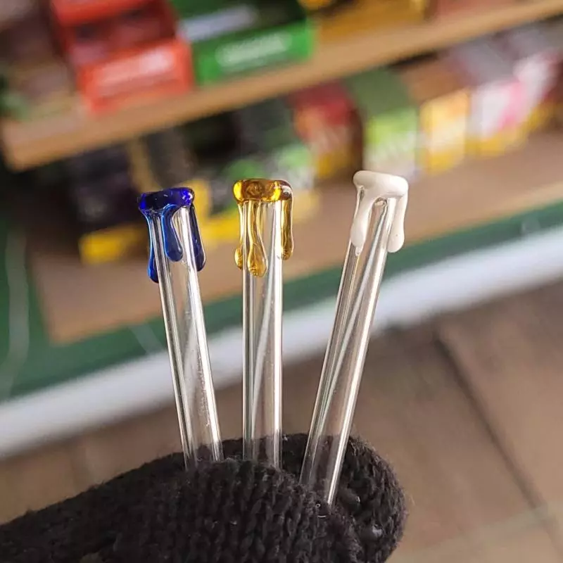 PITEIRA DE VIDRO MEL ESCORRIDO