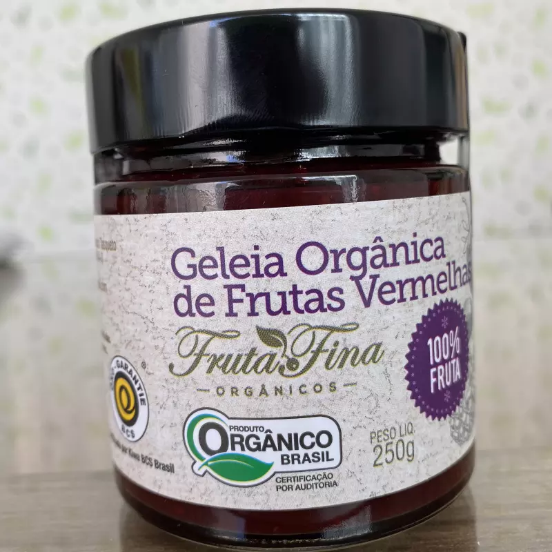 Frutas vermelhas s/ açúcar - 100%