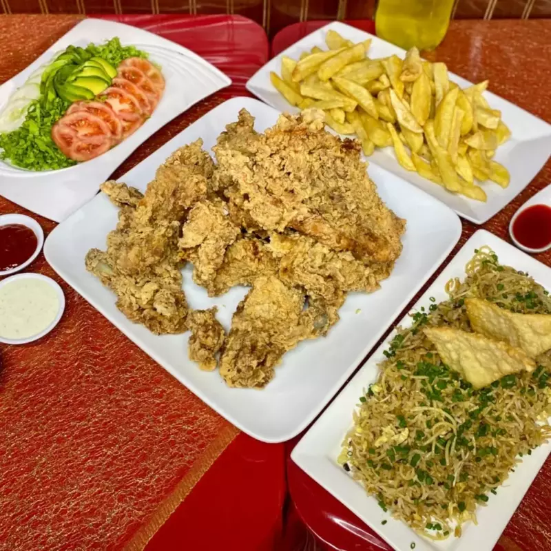 4 PRESAS DE POLLO BROASTER SOLO