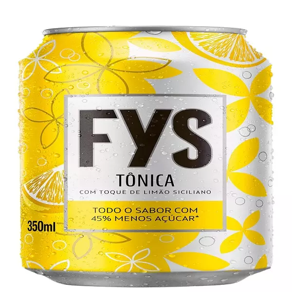 AGUA TONICA LATA FYS 350ml