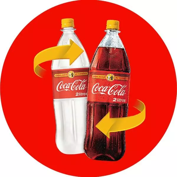 Coca-Cola retornável garrafa 2L