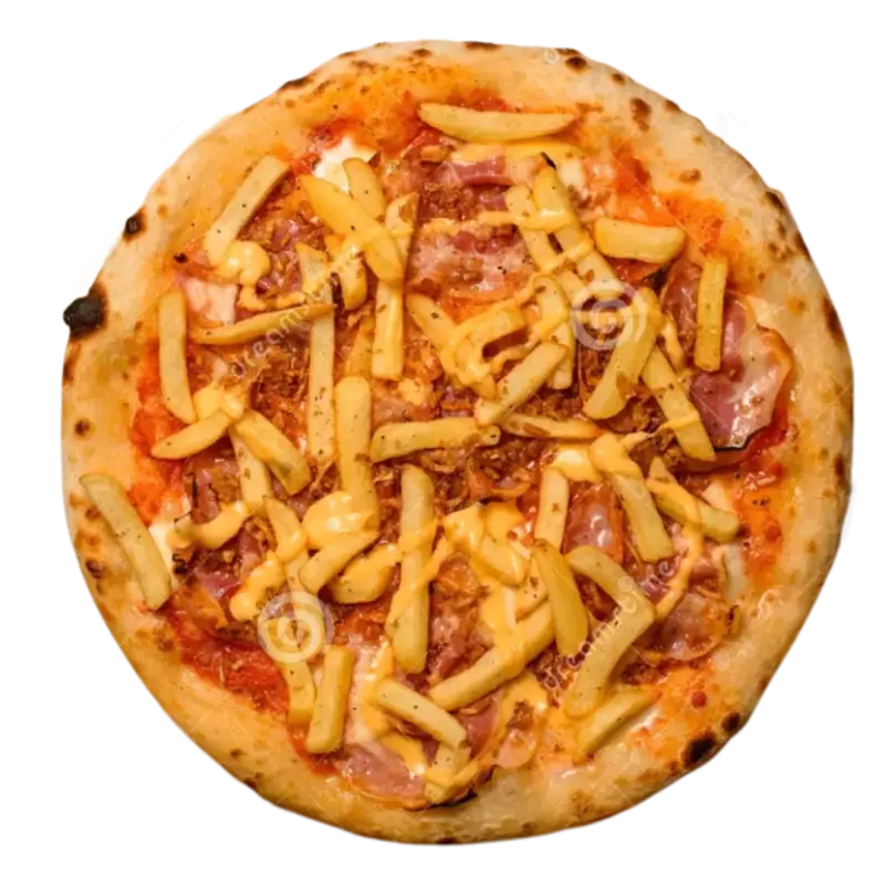 PIZZA KEBAB CON PATATAS