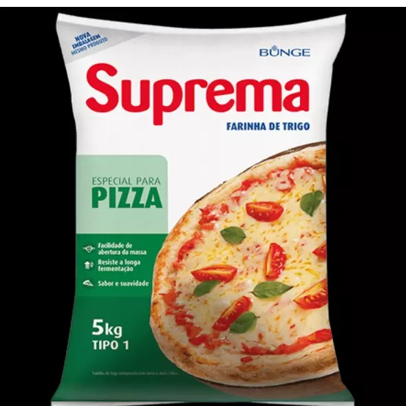 Farinha de trigo suprema 5 kg pizza