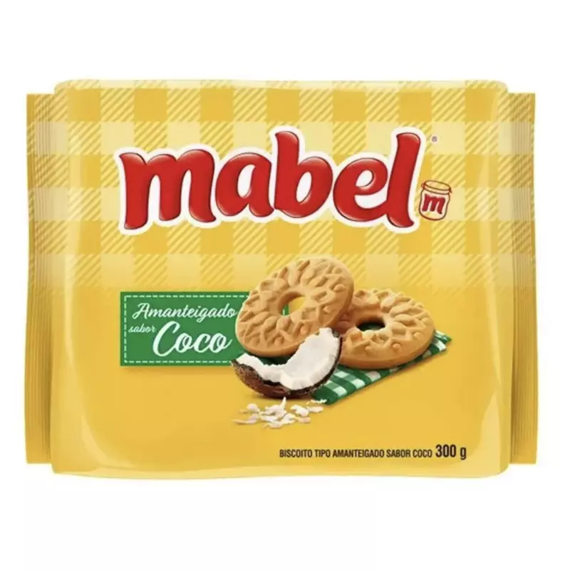 Biscoito Mabel Amanteigado de Coco
