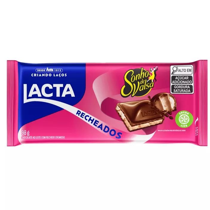 Barra de Chocolate Sonho de Valsa