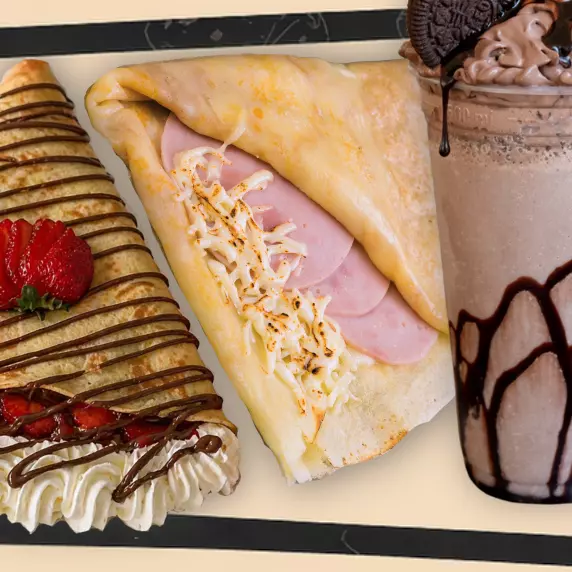 2 crepas + Frappe