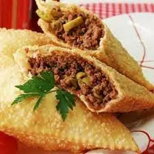 monte seu pastel de  carne