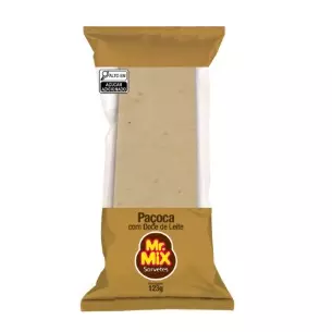 Paçoca com Doce de Leite 123g