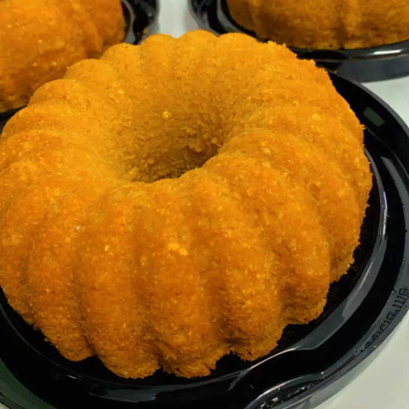 Bolo de milho cremoso vegano