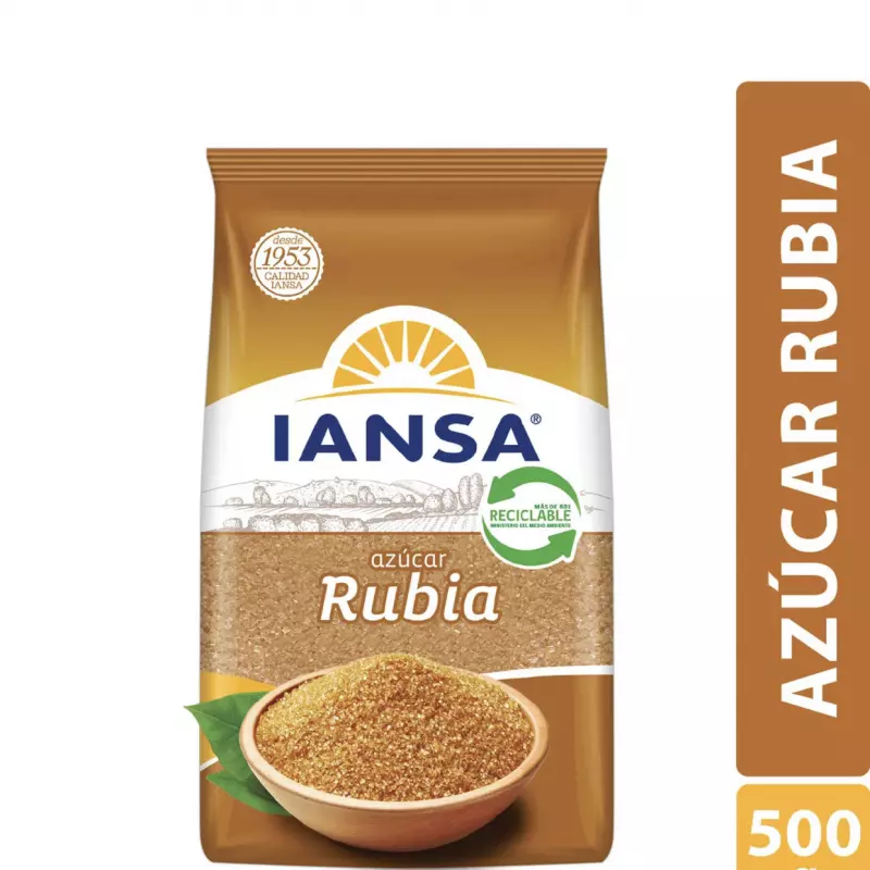 Azúcar rubia 500grs