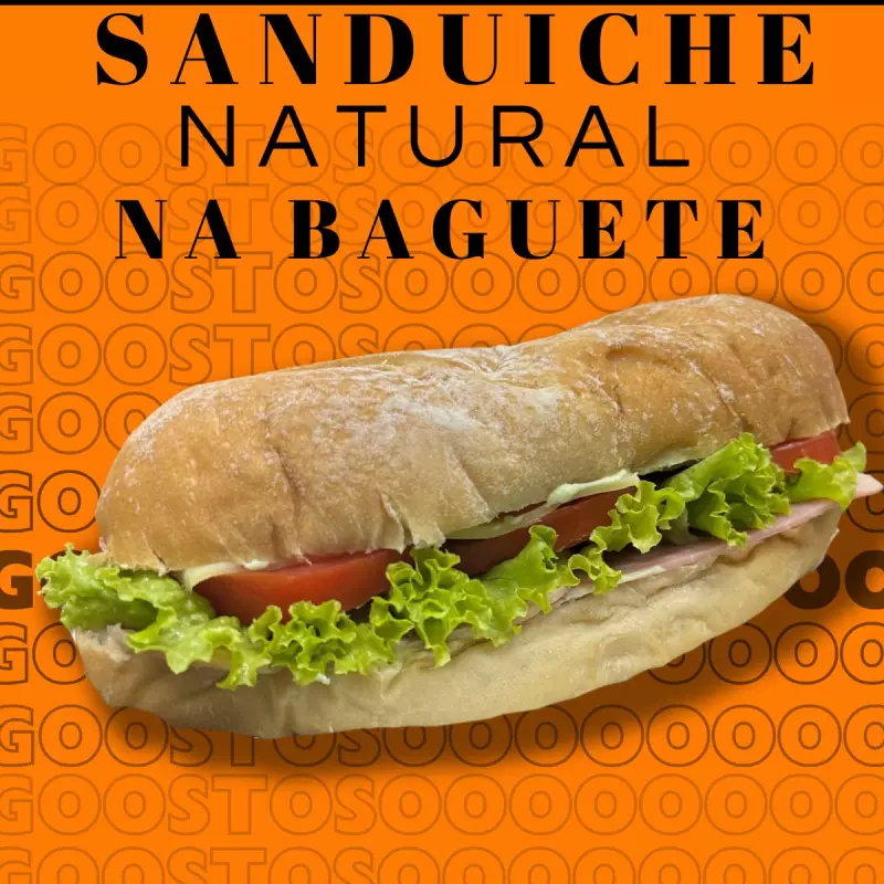 Sanduíche Natural na Baguete