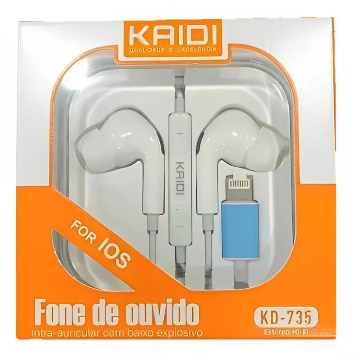 FONE OUVIDO KAIDI KD-735 LIGHTNING