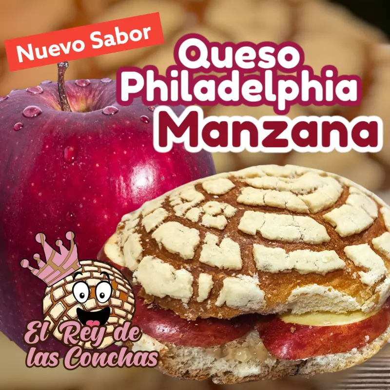 Queso Philadelphia y Manzana 🍎