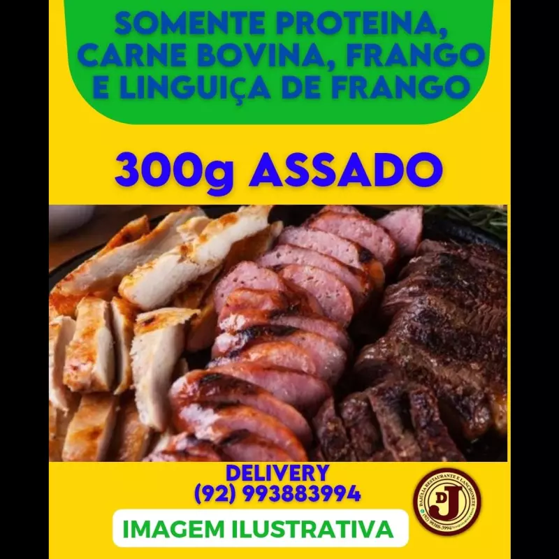 300G MISTA, CARNE/FRANGO/LINGUIÇA