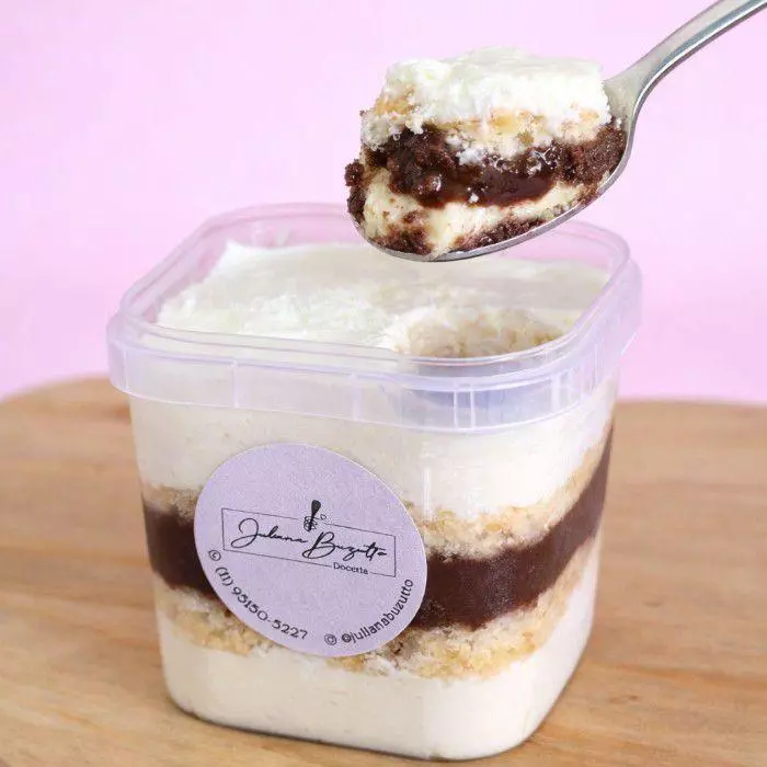 Bolo no Pote - Ninho com Nutella