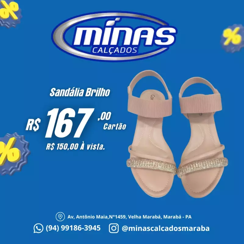 Sandália Brilho RF:24504