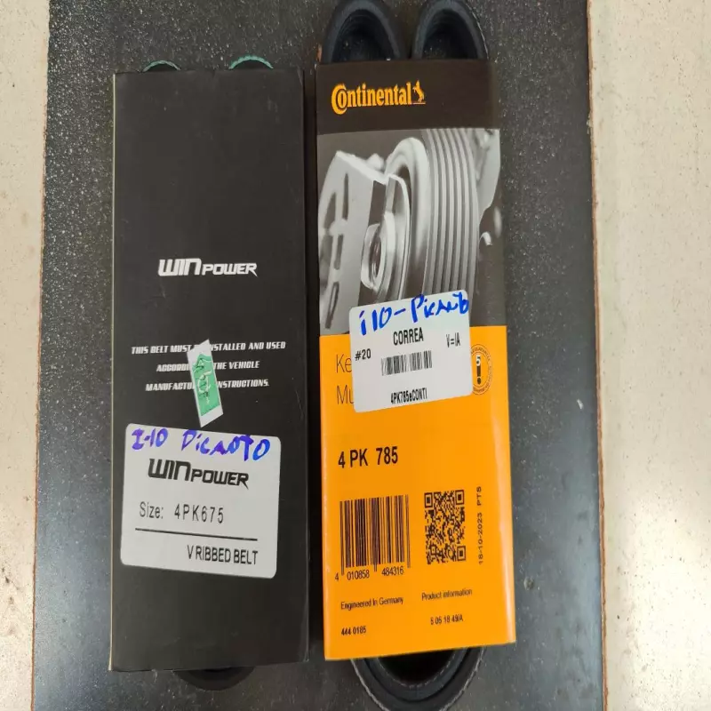 Correa de agregado de i-10 y Picanto