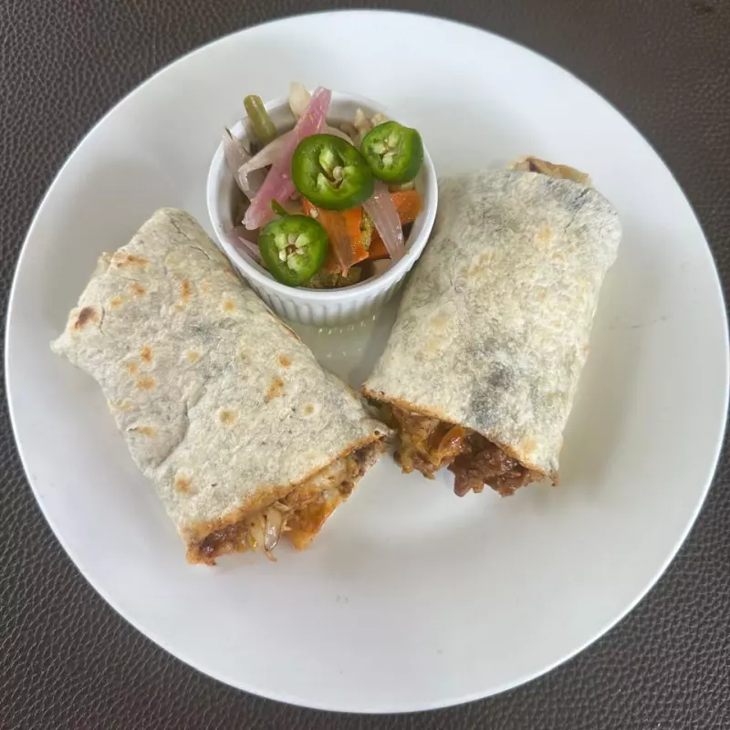 Tortilla de harina burrito