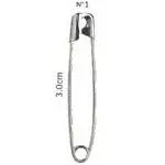 1284 Alfinete de segurança Nº1 c/100