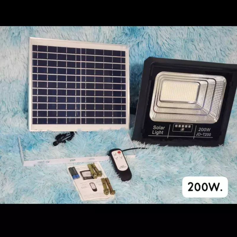 🌟FOCO LED 200w. + PANEL SOLAR🌟