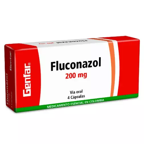 FLUCONAZOL 200MG 4 CAPSULAS