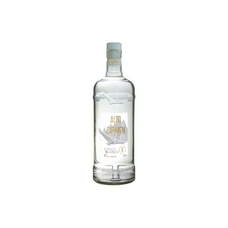 Pisco Alto del Carmen Etiqu. Blanca