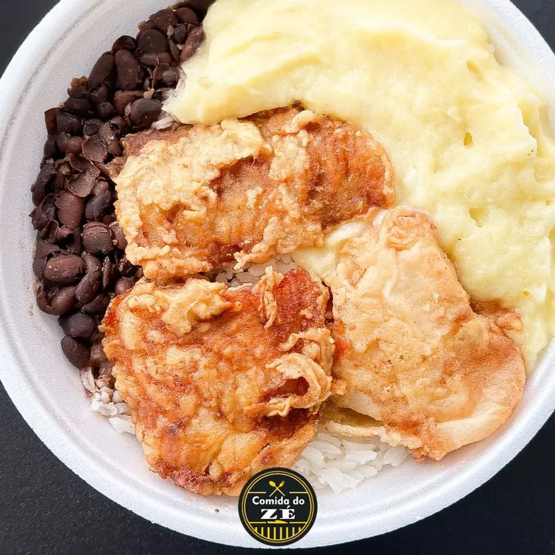 Filé de Peixe com Purê de Batata