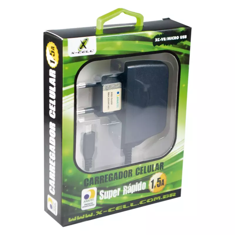 CARREGADOR X-CELL V8 XC-V8/MICRO USB