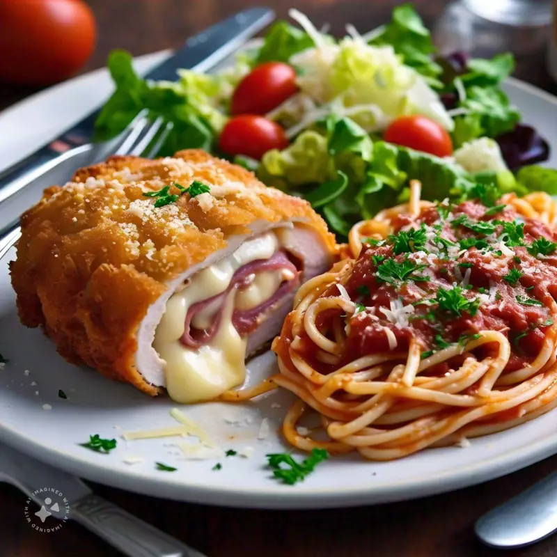 CORDON BLEU DE POLLO🥗