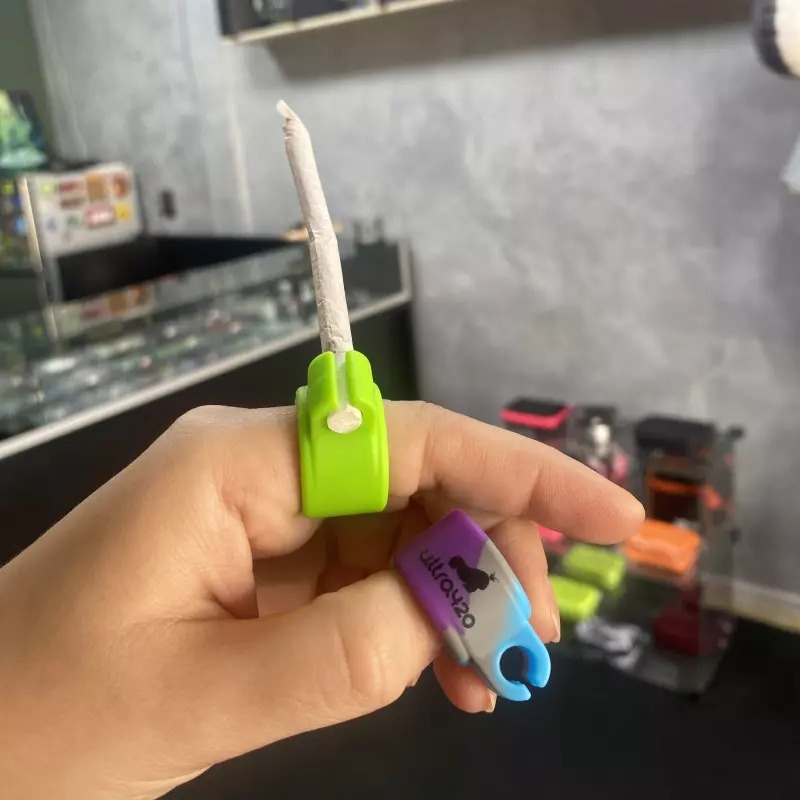 Anel silicone porta cigarro