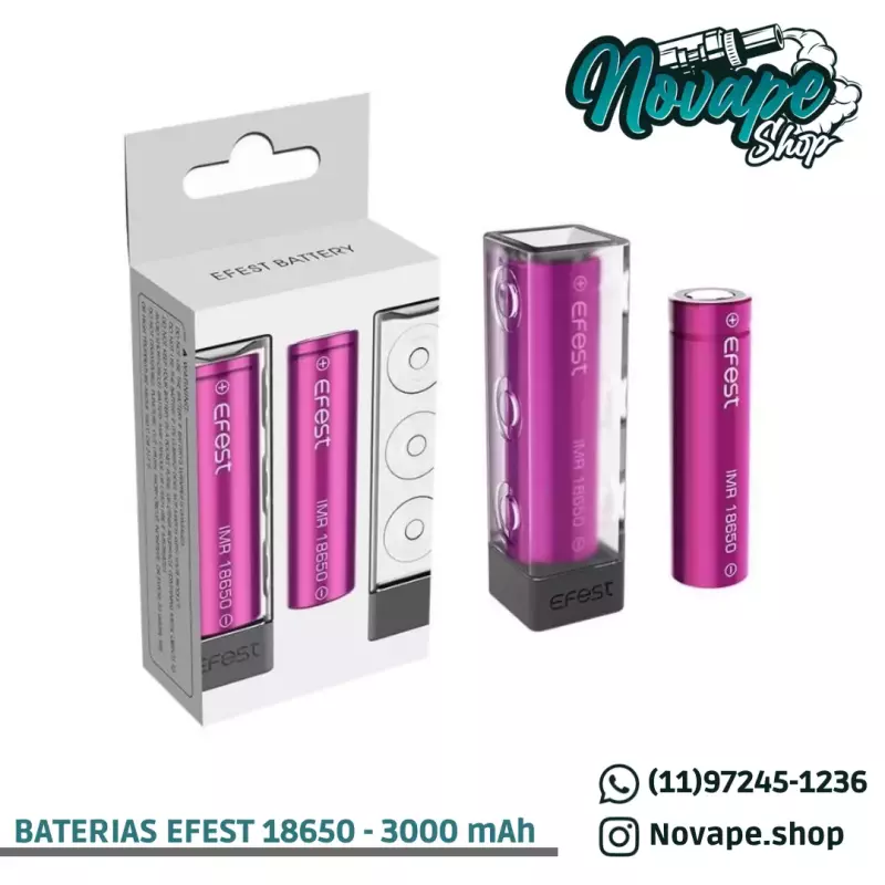 Baterias Efest (Par) - 3500 mAh