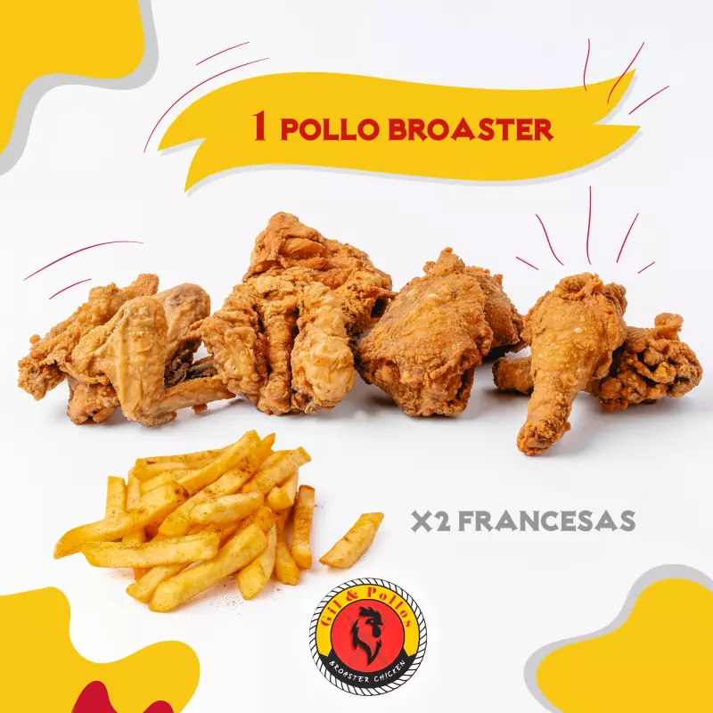 1 Pollo Entero Apanado