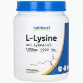 NUTRICOST L-LYSINE 1000MG 1000 SERVI