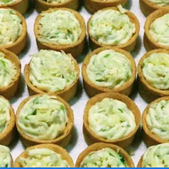 Mini Quiche de Alho Poró