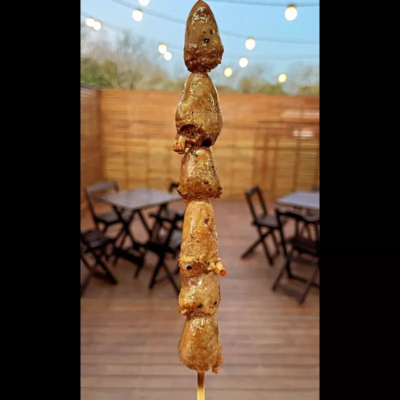 Churrasquinho de coraçãozinho